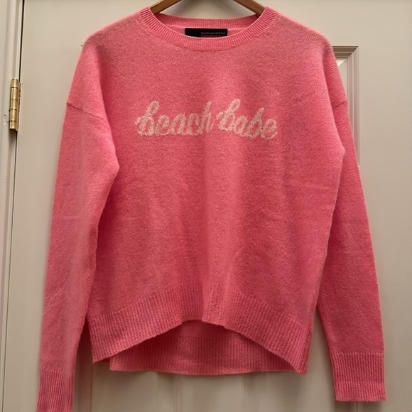 360 Cashmere Pink Beach Babe Cashmere Sweater SzXS - Picture 3 of 7